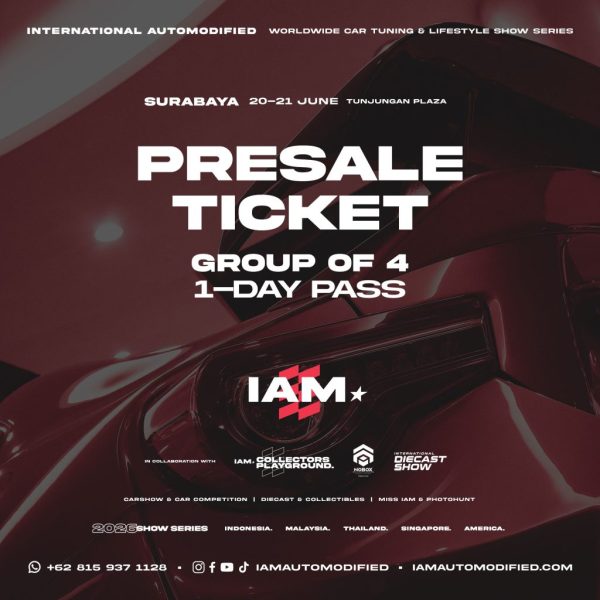 IAMSBY26: PRESALE - GROUP OF 4 - 1 Day Pass
