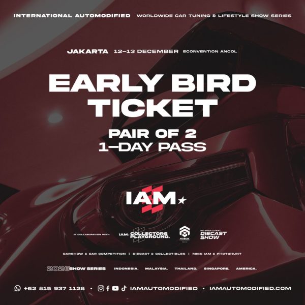 IAMJKT26: EARLY BIRD - PAIR OF 2 - 1 Day Pass