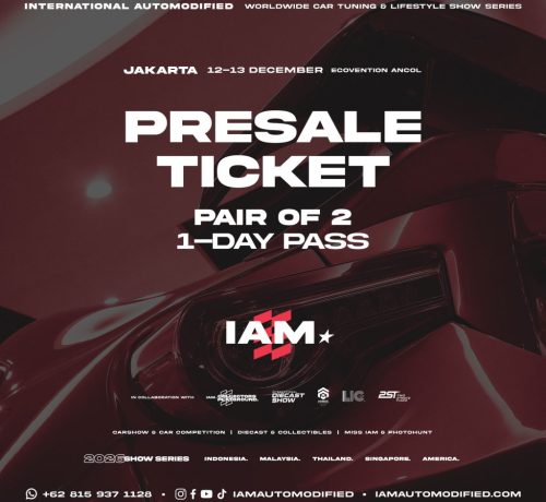 IAMJKT26: PRESALE - PAIR OF 2 - 1 Day Pass