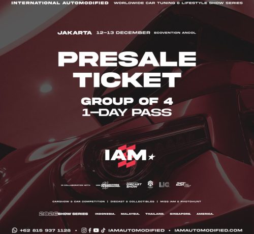 IAMJKT26: PRESALE - GROUP OF 4 - 1 Day Pass